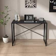 Mcc Direct Folding Desk Workstation Foldable Computer Desk For Office Home Study Writing Table No Assembly Miami - 黑色 - 查看 10