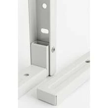 Soporte de Pared Plegable para Microondas – Par de Escuadras Metálicas Ajustables, Reforzadas y Resistentes, Ahorra Espacio, Color Blanco - Blanco - Ver 3