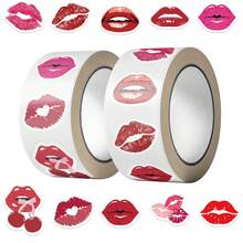 500pcs Lips Roll Stickers, 10 Styles Insect Stickers For Parties, Walls, Scrapbooks, Envelopes, Birthday And Greeting Cards
