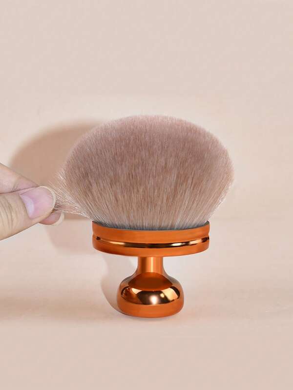 1pc Extra Large Body Makeup Brush, Daily Beauty Essential Oversized Mushroom Powder Brush And Contour Brush, Suitable For Legs, Hands, Body, Cheeks Makeup And Back Tanning Applicator, Multi-Functional Travel Makeup Brush, Suitable For Makeup Beginners, Professionals And Makeup Artists