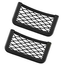 4PCS Universal Car Seat Back Storage Elastic Mesh Net Bag Luggage Holder Pocket UK