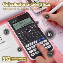 Calculadora Cientifica Y Ingeniería Fx-991ex 552 Funciones,cálculo preciso,apto para exámenes,funciones avanzadas,pantalla clara - Negro - Ver 4