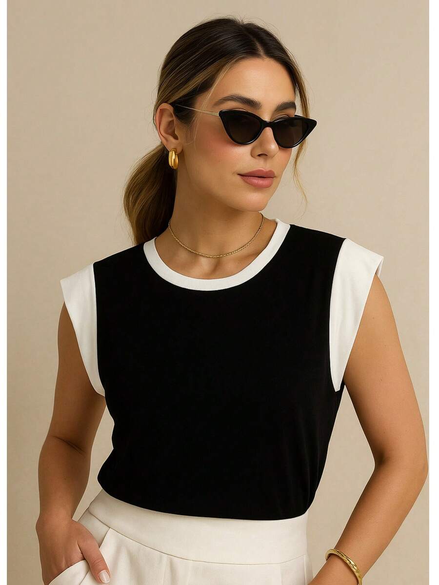 DONA TIKA Women Blouses - Black - View 1