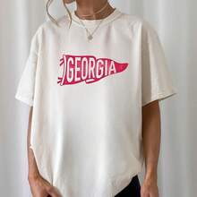 Georgia Football Shirt For Wo Gameday  Football Fan Rel Game Day, Saturday Night Lights, Game Day Graphic , Dawgs Shirt Gildan05 - Trắng 7 - Xem 1