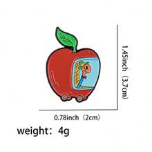 Ghim ve áo tráng men vui nhộn Huy hiệu trên ba lô Trâm cài áo nữ Quần áo Quà tặng Trang sức Phụ kiện thời trang - NR6746 - Xem 2