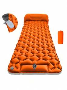 Ultra-Lightweight Inflatable Camping Mat, Sleeping Pad With Built-In Pump And Pillow - Perfect For Camping, Outdoor, Beach, Hiking, Outdoor Adventure, Inflatable Beach Bed, Pool, Gift For Friends, Mother's Day Gift - A - View 10