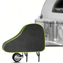 Caravan Tow Hitch Cover Drawbar Trailer Protect Cover - Black - View 3