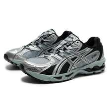 Asics Unisex Lightweight Casual Shoes, GEL-NIMBUS Low-Top Lace-Up Cushioned Comfortable Athletic Sneakers, 1203A543-400 - Teal/Silver - View 3