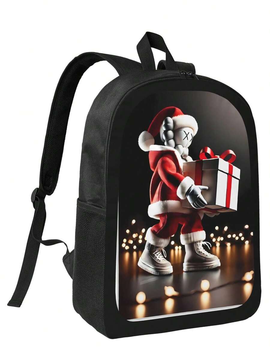 Kawss Kawaii Kaw  Backpack For School Travel Backpack Men Women Computer Bookbag Cartoon Anime Manga College Student Daypack Bag - 黑色 - 查看 1