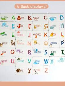 Children's Early Education English Alphabet/Math Enlightenment 1-20 Numeral Recognition Matching Cards, Baby Cognitive Toys - Multicolor - View 11