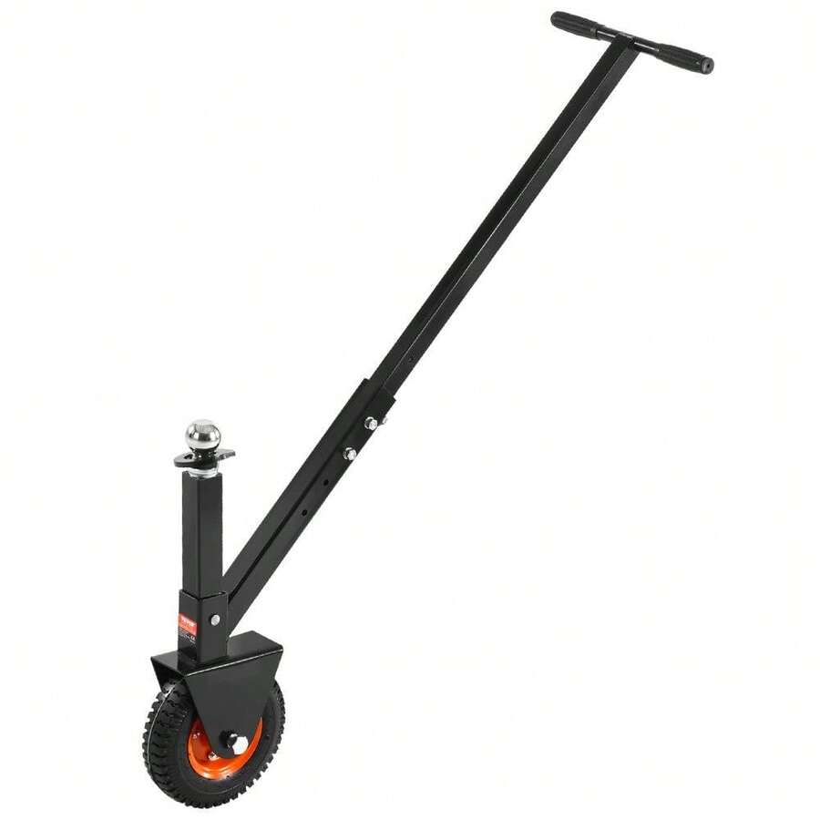 Versatile 300lbs Adjustable Trailer Dolly - Height 16.5 To 22 Inches, Compatible With 1-7/8 And 2-Inch Hitch Balls - Black - View 1