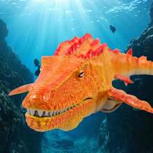 Juguete de dinosaurio Mosasaurus con control remoto de 2.4GHz, juguete de barco RC resistente al agua para piscina y exterior, juguete de agua para bañera y piscina, regalo de Navidad y cumpleaños para niños