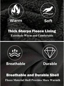 Lined Hoodies For Men Heavyweight Full Zip Up Sweatshirt Thick Fleece Jackets Winter Warm Coats