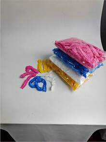 100/50/1片装彩色保鲜膜,弹性自封,用于食品保鲜,适用于覆盖碗碟,家居用品,食品保鲜膜,厨房配件,浴帽,厨房必备品,家居用品,家居装饰,食品保鲜膜,厨房用品,斋月家居及厨房用品 - 藍色 - 查看 9