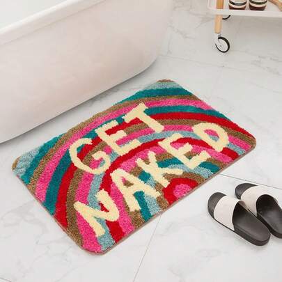 Non-Slip Shower Mat, Bath Mat Cute Bathroom Rugs, Comfortable Bath Mat For Textured Surface, Quick Drying Easy Cleaning Shower Floor Mat For Tub, Bathroom, Pool, Kitchen, Entryway, Home, Hotel (16 X 24, 20 X 32)