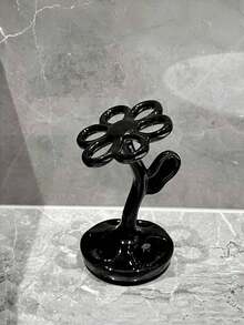 Juego de organizador de baño de cerámica - Soporte decorativo para cepillos de dientes y maquillaje con 6 ranuras para lápices de cejas, lápices labiales y cosméticos - Estante de almacenamiento compacto para el tocador, artículos esenciales para dormitorio y útiles escolares