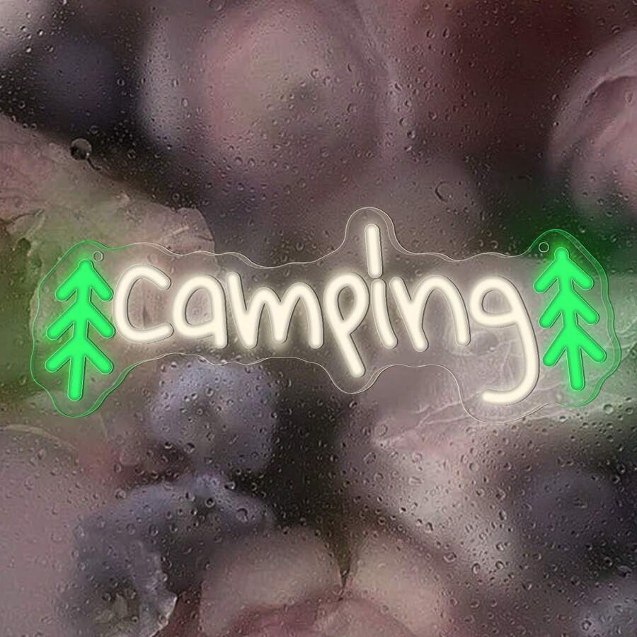 1 件 USB 供电 LED 霓虹灯，开关控制，可壁挂，多用途，适用于卧室、游戏室、户外、派对 - 无需电池