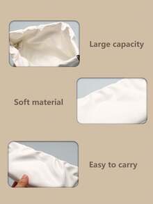 1pc Spring Cloud Eyeglasses Storage Pouch, Creative Personalized Sunglasses Storage Bag, Portable Travel Storage Pouch