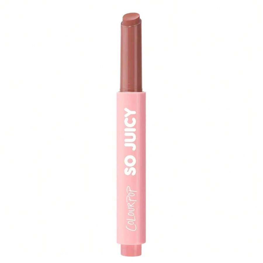 ColourPop So Juicy Plumping Lip Gloss Balm - Hydrating Lip Gloss & Balm Hybrid With Peptides - Non-Sticky Formula - Visibly Plumps Lips & Delivers Buildable Color - Guava Glaze (0.07 Oz)