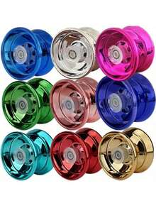 1 件/2 件全新金属哑光悠悠球，学校奖品玩具，商场小礼物（手绘，可能存在轻微瑕疵，请以实际产品为准）