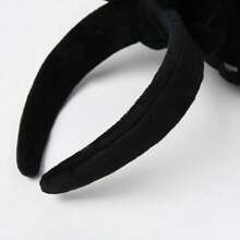 Spin Master Lovely Toothless Plush Headband, Party Decoration Ear Headband, Cute Cartoon Animel Furry Hair Tie, Headpiece, Hairband, Soft Hair Hoop Headbands For Adult/Children, Dopamine Cartoon Plush Funny Headwear Hair Accessories