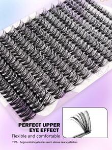 Asiteo 280 件 DIY 睫毛延长套装、单根睫毛套装、睫毛粘合剂和睫毛镊子 - 彩色 - 查看 5