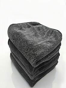 1 Piece {40*60cm/60*90cm/60*160cm} Multiple Sizes Available, Thick Towel With Strong Water Absorption Without Residue, Car Wash Specialized Towel, Double-Sided Enlarged And Thickened Lint-Free Towel, Reusable And Easy To Clean