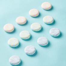 3个/套随机颜色圆形橡皮擦，创意个性马卡龙圆形橡皮擦，擦除干净无残留，干净柔软，易擦拭，新颖文具学习用品，送给学生的完美礼物，开学季