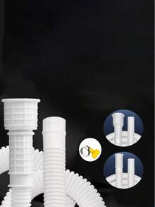 1pc Multifunctional Water Pipe, Suitable For Semi-Automatic Washing Machine Inlet Water Pipe, Air Conditioner Drain Pipe And Household Drain Pipe