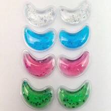 1/2pcs Reusable Gel Eye Patches, Cooling Gel Beads Eye Pads For Relieving Eye Fatigue And Stress, Cold/Hot Gel Eye Mask, Eye Care Beauty Eye Mask,School,Back To School,Travel,Travel Essentials,Home Essentials,Eye Mask,Sleep Mask - Multicolor - View 3