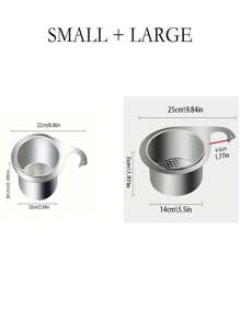 1pc Stainless Steel Sink Strainer Basket, Removable Faucet Storage Drain Rack, Kitchen Hanging Drain Organizer
