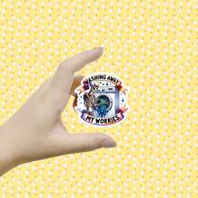 Wash Away My Troubles, Suitable For Stationery, Cups, Tablets, Mobile Phone Cases, Etc., Disposable Stickers