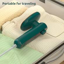 OBOVAY Ferro da stiro portatile a vapore per indumenti, elettrico domestico per uso umido e asciutto, piccolo e professionale, adatto per il viaggio