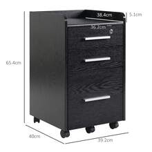 HOMCOM Filing Cabinets - Noir - Voir 3
