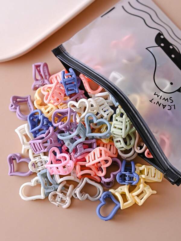 30 piezas de Clips de corazón Morandi para el cabello de mujer, clips para moño alto, accesorios elegantes de princesa para el cabello