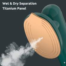 OBOVAY Ferro da stiro portatile a vapore per indumenti, elettrico domestico per uso umido e asciutto, piccolo e professionale, adatto per il viaggio