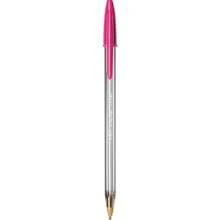 Bic Cristal Fun Ballpoint Pens, Pink Ink Smudge-Proof Writing Pens And Wide Point (1.6mm), Pack Of 20-444565 - 彩色 - 查看 3