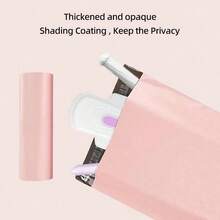 10/20pcs Pink Sanitary Pad Disposal Bags, Women Hygiene Trash Bags, Travel Storage Bags For Tampons And Sanitary Napkins, Odor Blocking, Cosmetic Bags, Travel Holiday Portable Pouches, Large Capacity For Lipstick, Brushes, Skincare, Phones, Coins, Small Items, Multipurpose Bags For Home, Gifts, Holidays And Festivals Like Halloween, Christmas, New Year - Multicolor - View 3
