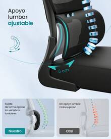 SONGMICS Home Office Chairs - 黑色 - 查看 2