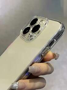 3件套加厚高透明防黄防摔手机壳，兼容 16/16 Pro Max/16 Pro/16 Plus/15/15 Pro Max/15 Plus/14/13/12/11/XR，柔软保护套，防水、防震、防刮。 - 無色 - 查看 6