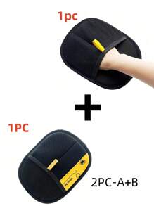 Pet Static Hair Removal Gloves - Black Polypropylene Cat Grooming Gloves With Yellow Accents, Effective For Removing Fur And Dander, Ideal For Cats And Dogs, Pet Grooming Essentials | Stylish Pet Accessories | Pet Grooming Gloves - Multicolor - View 20