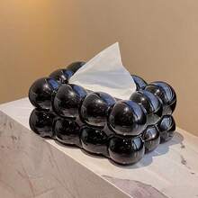 1 pieza Caja de pañuelos con diseño de nube, dispensador decorativo y creativo de servilletas para tocador, apto para pañuelos faciales, coche, sala de estar, baño, dormitorio, mesa, cocina