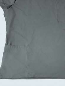 Men's Short Sleeve Shirt, Nurse/Doctor/Veterinarian/Caregiver Uniform Top