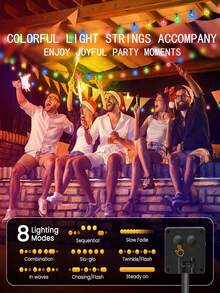 Halloween und Weihnachten exklusive 40-60 LED Solar dekorative Bubble Light Lichterketten, 8 Modi - wasserdichte Outdoor Kristallkugel Lichterketten, geeignet für Gärten, Terrassen, Balkone, Hochzeits- und Weihnachtsdekoration - Warmfarben, Weiß und farbige Lichtoptionen