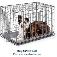 Cybarmour Chew Proof Dog Crate Pad Outdoor Indestructible Dog Bed Tough Potable Machine Washable Water And DirtResistant Large Breeds And Fits 36Inch Crate 35"X22" Limestone - 350長x220寬 - 查看 3