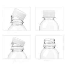 1 buc sticlă transparentă din plastic, sticlă goală de apă minerală, sticlă de băuturi, sticlă de ceai cu lapte la pachet, sticlă de suc pentru influenceri, sticlă multifuncțională (capac de sticlă aleatoriu) - Multicolor - Vizualizare 11