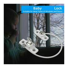 Tapsin 4X Home Windows Door Cable Restrictor Child Baby Safety Security Lock Catch Wire Guard Against Theft Prevent Babies From Falling - Perak - View 11