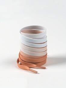 1 par de cordones de zapatos de moda con degradado de color, disponibles en múltiples colores, cordones elegantes para tenis, zapatos casuales, accesorios para zapatos