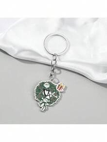 1PC Disney Officially Licensed  Jack Skellington Cartoon Animation Keychain Sally Vintage Fashion Keyring Anniversary Gifts For Boyfriends And Girlfriends