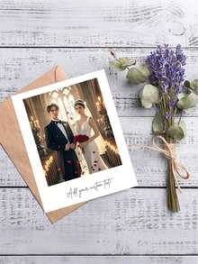 Customized Photo Cards, Personalized Birthday Cards, Anniversary Cards, Boyfriend/Girlfriend Love Cards, Create Your Own Birthday Photo Cards, Best Friend Commemorative Photo Cards - Single Piece - View 3